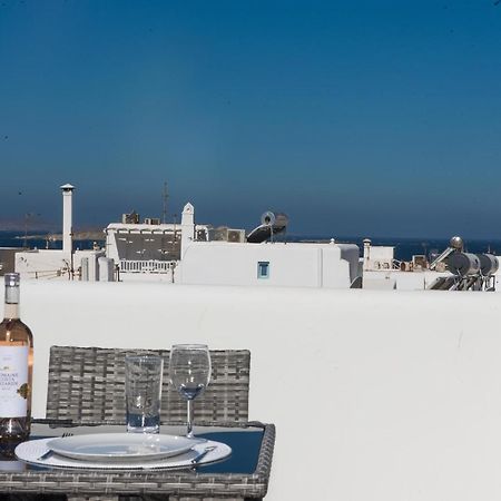Ferienwohnung Amazing Maisonette With Roof Garden & Bbq Mykonos Town Exterior foto