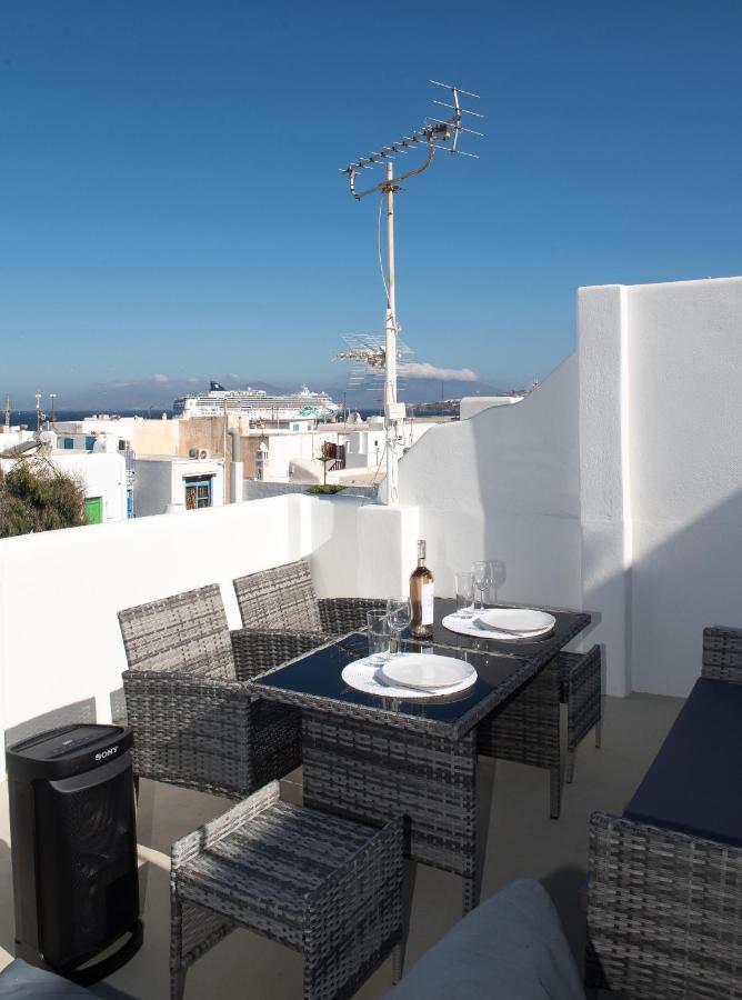 Ferienwohnung Amazing Maisonette With Roof Garden & Bbq Mykonos Town Exterior foto
